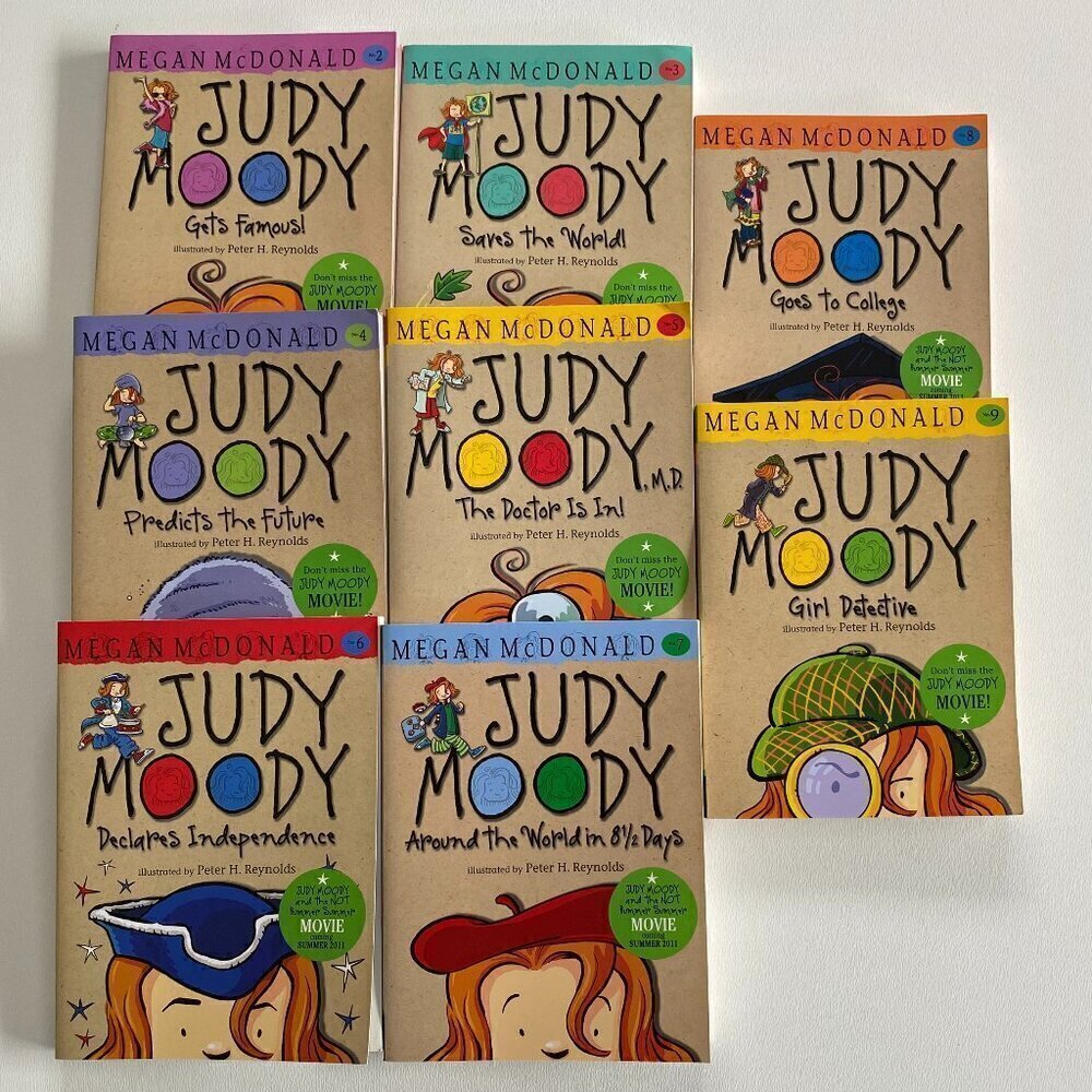 Judy Moody 8 Book Collection # 2 Through 9​​​​​